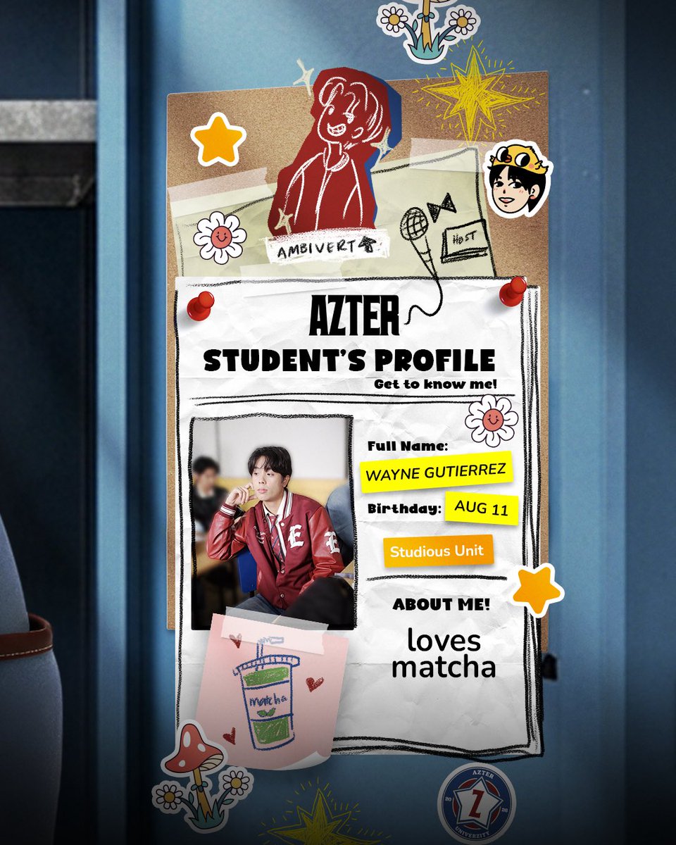 azter_ph's tweet photo. 📂 STUDENT PROFILE: [#AZTER_WAYNE]

classmateZ, your file has been pulled upᝰ.ᐟ
here’s a closer look at one of the studentZ making univerZity a little more fun this October 2! ✎✐

🏫 Parang May Mali Official Music Video | 10.02.2026 https://t.co/We7UQ0fmoD