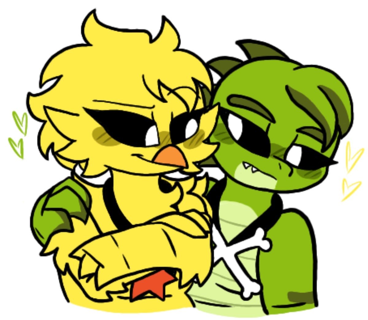 cakemilly_j's tweet photo. You know I did >that< one for you🩷
#smilingcritters #nightmarecritters #kickinchicken #allistergator #poe #simonsmoke #touille #allistar #coolweather #goldstar #starfire #yorkerchicken https://t.co/TgfBlk2Qmi