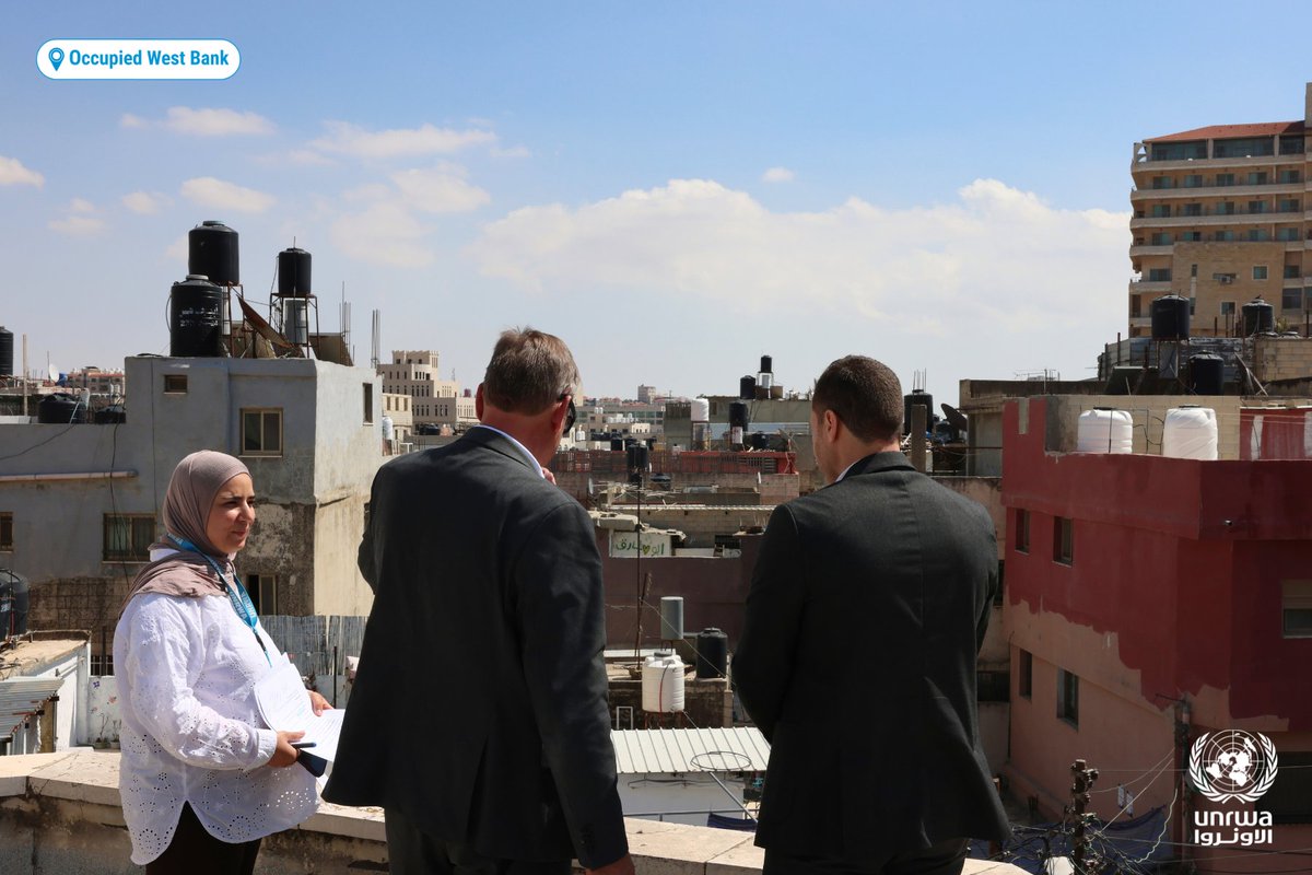 GRFriedrich's tweet photo. 🇳🇱🇺🇳 Pleased to welcome the Dutch Representative in Ramallah, H.E. @MRentenaar, to Am’ari Camp.

The visit highlighted the severe economic pressures facing residents and frequent security incursions.

Amid these challenges, @UNRWA remains present, delivering essential services to #Palestine Refugees.

We greatly appreciate the #Netherlands’ continued support for UNRWA. 🤝