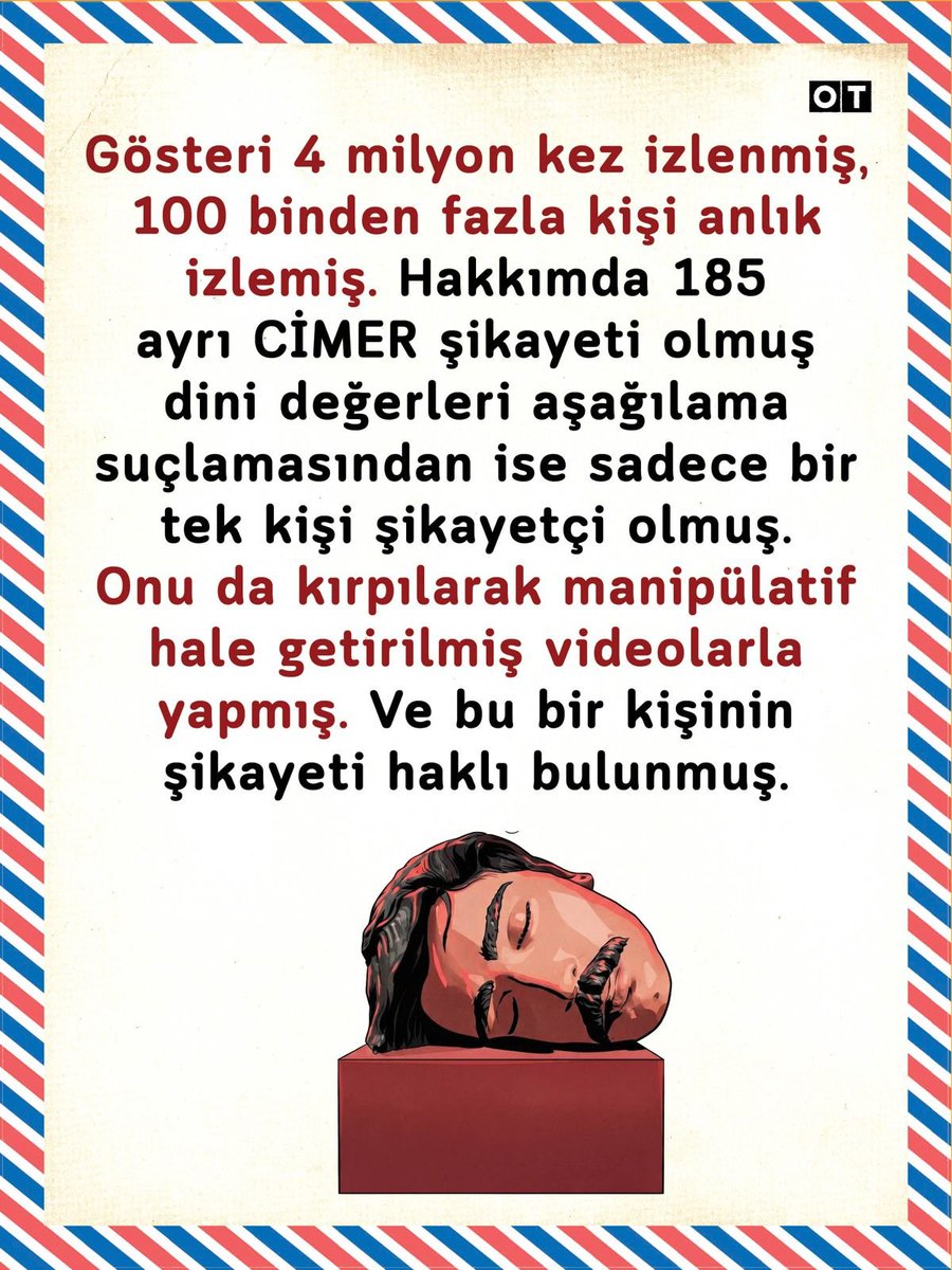 otdergi's tweet photo. "4 cümle ile suçlanıyorum ve kurduğum cümle başına tam 22 gündür hücredeyim.
 
Yazan çizen insanlara bir oto sansür sebebi olduysam tek endişem budur.

Yaptığım söylediğim her şey politik mizahi eleştiridir. Ve çıktığımda buna devam edeceğim." #DenizGöktaş https://t.co/iBeWmEfMZT