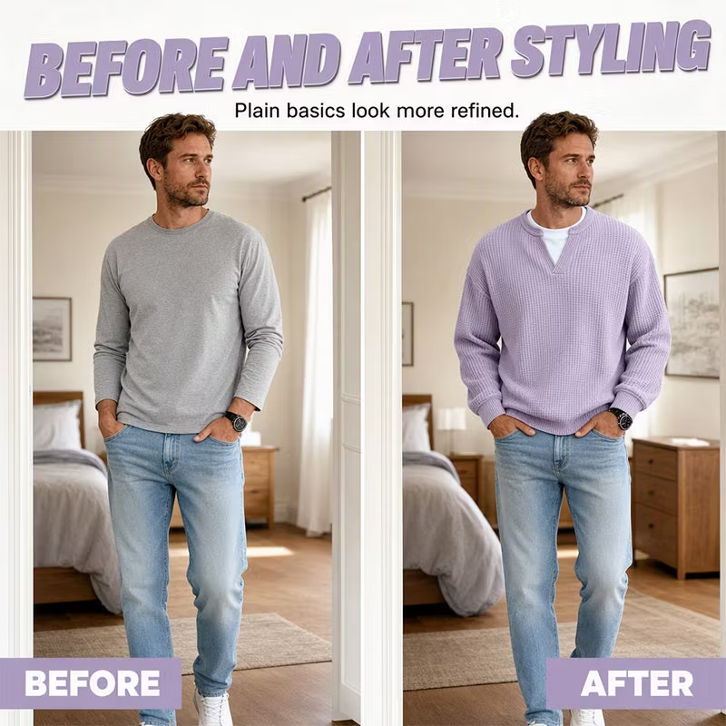 Norvaline_store's tweet photo. Give a basic long-sleeve outfit more depth without making the whole look feel overdone.
Get here: https://t.co/Vp2uvzFLWx https://t.co/IgPMz1uwQE