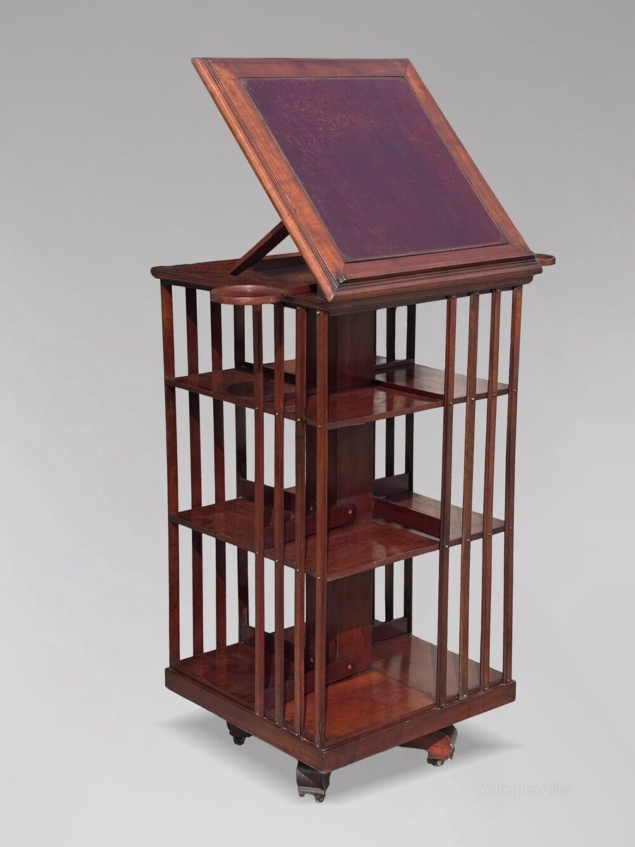 antiques_atlas's tweet photo. For SALE on Antiques Atlas we have this
19th C Tall French Mahogany Revolving Bookcase https://t.co/PLDlGH3Y4K #antiques From Anthony Short Antiques Ltd #antiquebookcase #librarybookcase #openbookcase #antiquerevolvingbookcase https://t.co/YABYQq4F1j