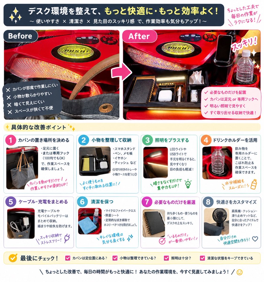 mikohakone's tweet photo. パチンコ台を整理してデスク使用に整えるってww https://t.co/UR2yCXP80D