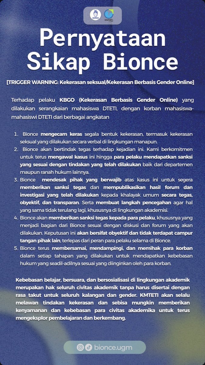 gikugm's tweet photo. Pernyataan Sikap dan Pencabutan Keanggotaan https://t.co/OZBwl2Co1R