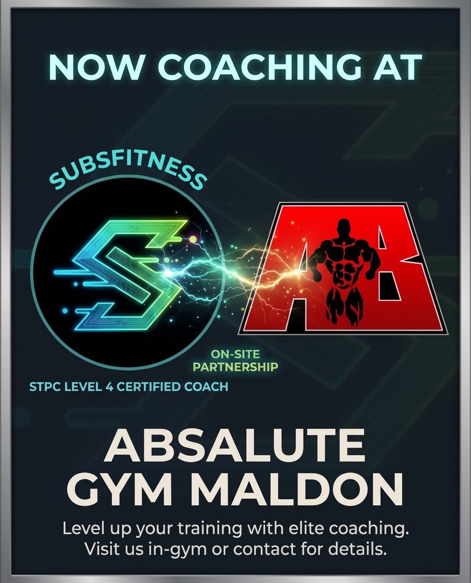 subsfitness's tweet photo. #Maldon #AbSaluteGym #EssexFitness #PersonalTrainerMaldon #MovementAudit #StrengthAndConditioning #Biomechanics #InjuryPrevention #OpenDay #SubsFitness https://t.co/hCFkR1JE8s