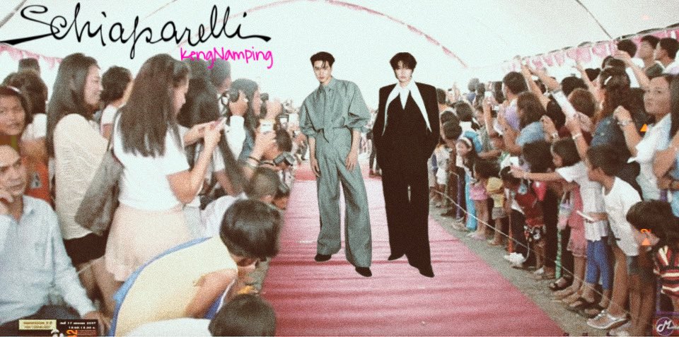 Vivianna130745's tweet photo. KengNamping are ready for Paris Fashion Week, I’m so excited to see them at Schiaparelli show i know they’re going to slayed those looks 100% 💯🙏🏻

#KengNamping 
#nampingster  #KengHarit 
#Schiaparelli #PFW @Schiaparelli https://t.co/FWatiFILRr