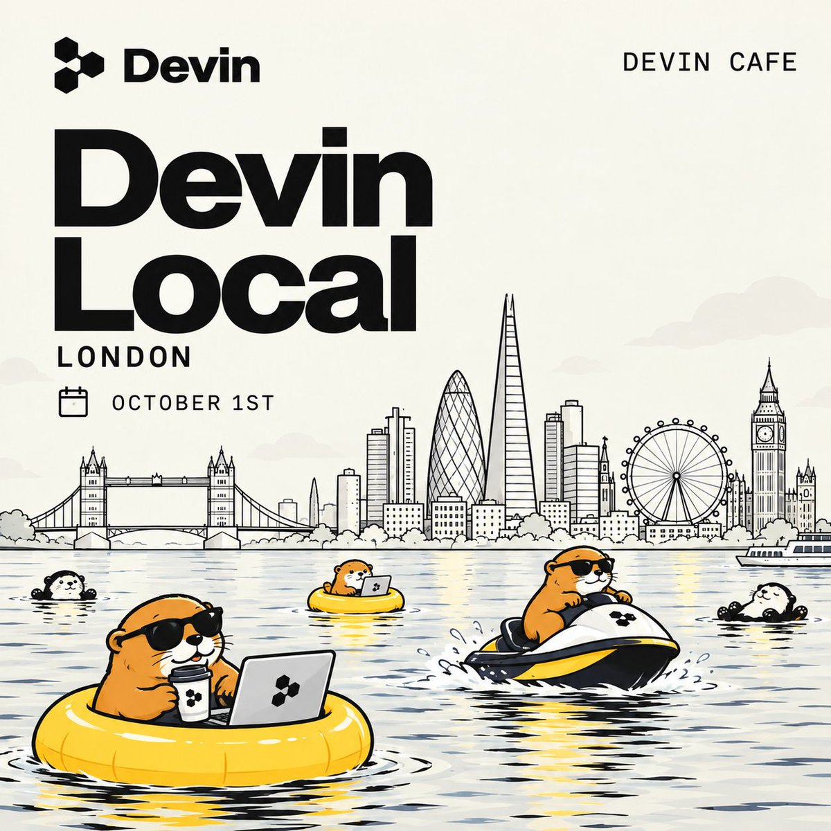 Naseem9brev's tweet photo. I AM BACK!!  In London to co-host the @DevinAI very first.... Devin Local cafe event — super excited to be having FOUR 3d printers for peeps to make their own keychains, and the best design will get their very own 3d printer!

Btw, I saw this as @arukanism reason for coming; I promise I'm not threatening anyone....🙃😂 only a few days since announcing the event and we have had crazy interest! Can't wait to see my London peeps

https://t.co/oXRiUqnRYl