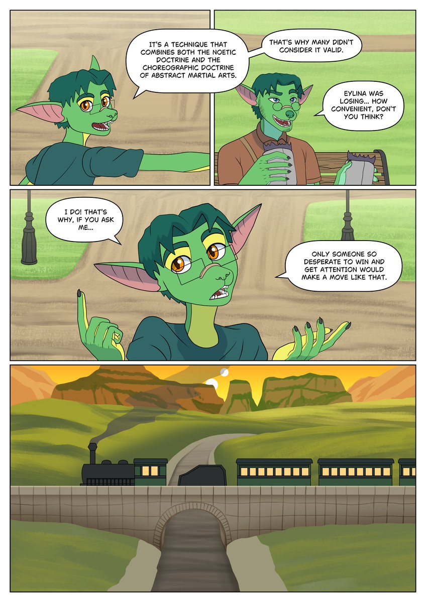 agurios_art's tweet photo. The Oracle - Page 39

Read the comic on Webtoon: https://t.co/CBcZryic1D

#furryart #indiecomic https://t.co/Oy6iO2Xmcj