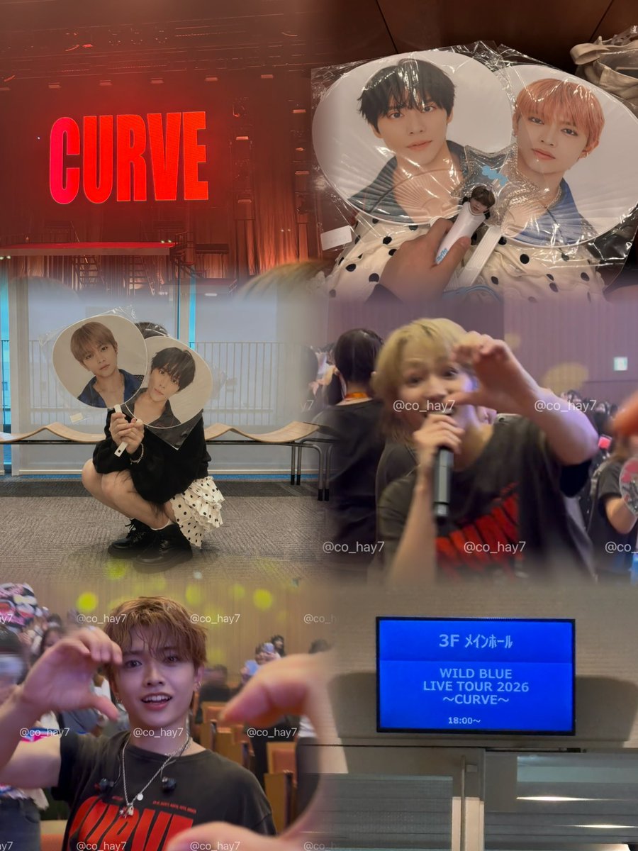 co_hay7's tweet photo. WILD BLUE LIVE TOUR 2026〜CURVE〜
〈福岡国際会議場　メインホール〉

最初から最後までずっとテンション上がりっぱなしで幸せ時間だったヨ🎀🌟
後ろが通路だったからみんなが近くで見れてテンションMAX⤴️😭

（ALT追加っ.ᐟ.ᐟ）
#WILDBLUE  #WB_CURVE 
✮@wildblue_ykme @haayaatee_ @qpitdef https://t.co/gZLMagZpgt