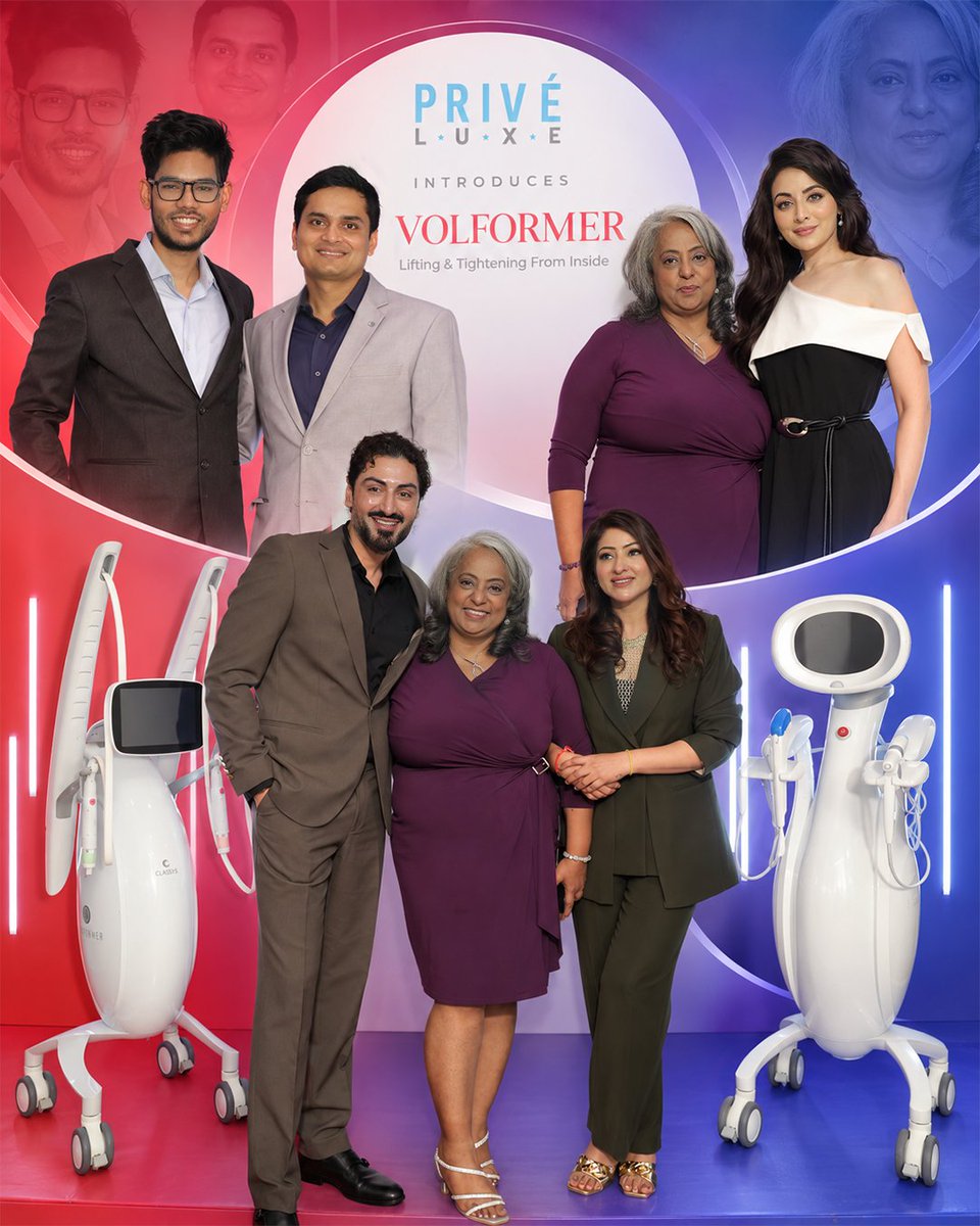 ImpactPR's tweet photo. A proud moment for Impact PR! 💜 We were the PR partner for the official India launch of #Volformer by @Photonence at Privé Luxe Clinic. Lifting &amp; tightening from the inside out. 🚀
#ImpactPR #IndiaLaunch https://t.co/TEsZHmAXVy