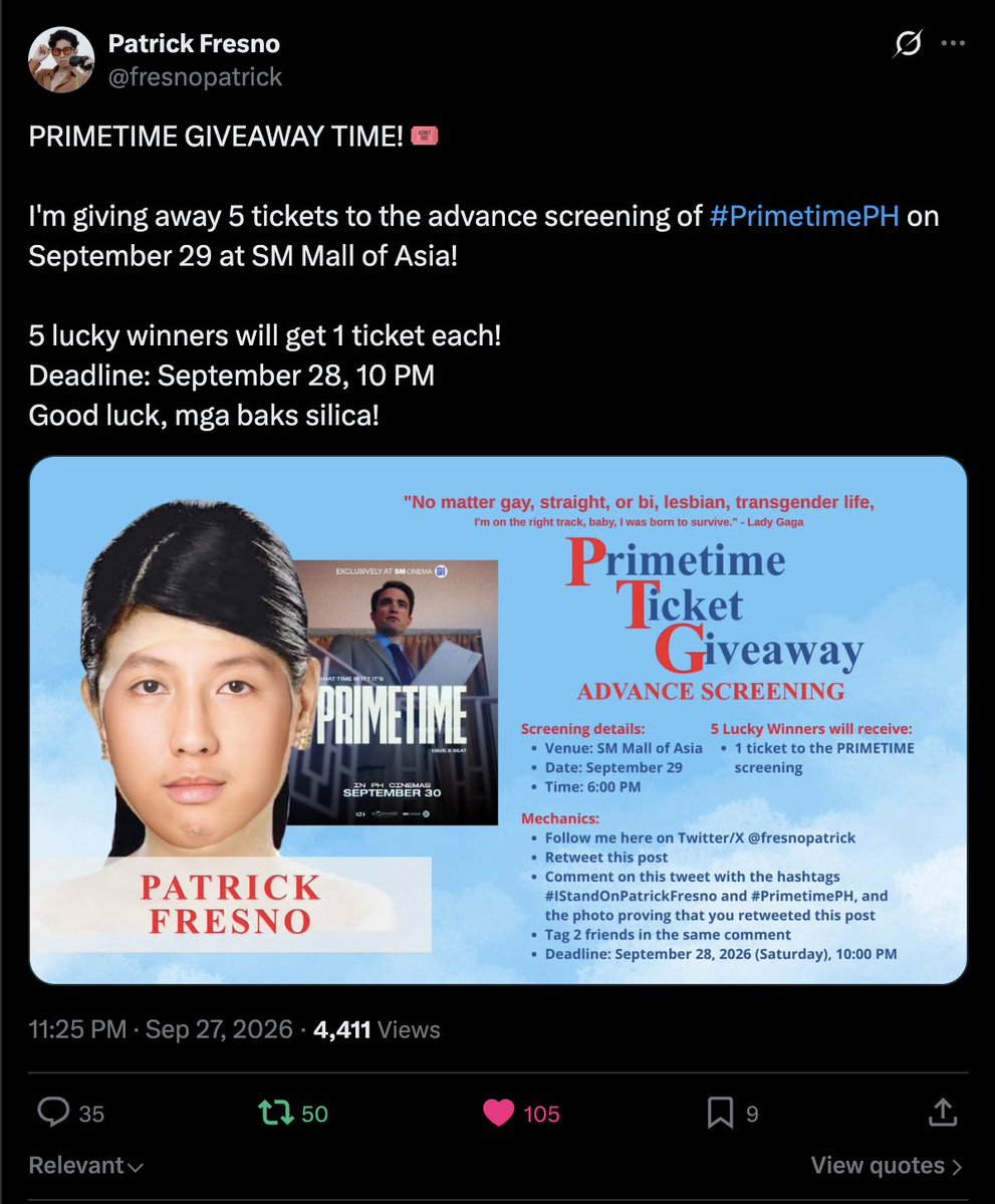 piastwink's tweet photo. @fresnopatrick #IStandOnPatrickFresno sana mapili bff chatgpt create now
#PrimetimePH
@i8nilou @twigsswift (sensya sa tag hehe mwaps) https://t.co/OEykQNUW3s