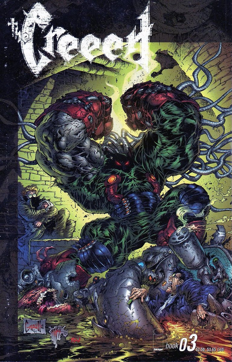 DonalTDeLay's tweet photo. Greg Capullo’s best work, IMO. Absolute peak. https://t.co/dvOYOP6SRl