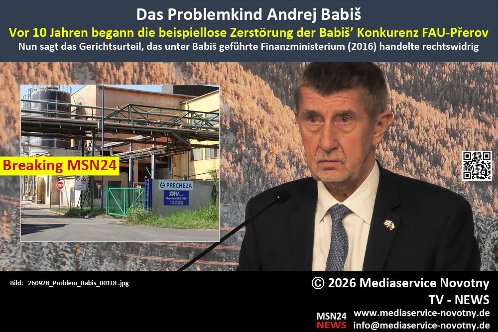 MSNovotny's tweet photo. 1/
Durch den Eingriff das Finanzministeriums des tschechischen Staats, das 2016 der jetzige premier des Landes führte und entschieidend beeinflusste, wurde die Konkurenz von Babiš‘ Konzern Agrofert, die Firma FAU-Přerov ruiniert. Das Unternehmen hat einen Entschädigungsanspruch https://t.co/IK3eGiLH3d