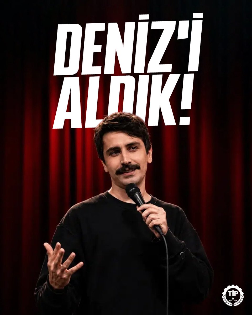 tipliogrencii's tweet photo. Sırf şakaları birilerini rahatsız etti diye kuyu tipi hapishanelerde tutsak edilen komedyen Deniz Göktaş'ı geri aldık!

Bu memleketin çocuklarına zorbalığınız sökmez. Tehditle baskıyla diz çökmeyeceğiz! https://t.co/y8P9eYpaVg