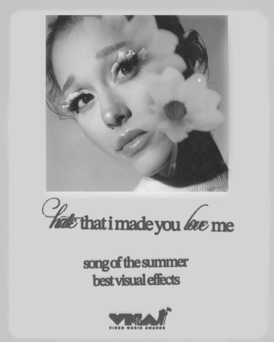 BabyDollMusicHQ's tweet photo. ariana grande wins ‘song of the summer’ &amp;
‘best visuals effects’ 
for ‘hate that i made you love me’ at the @vmas ꕤ｡˚⋆ https://t.co/sw8oZhCYAA