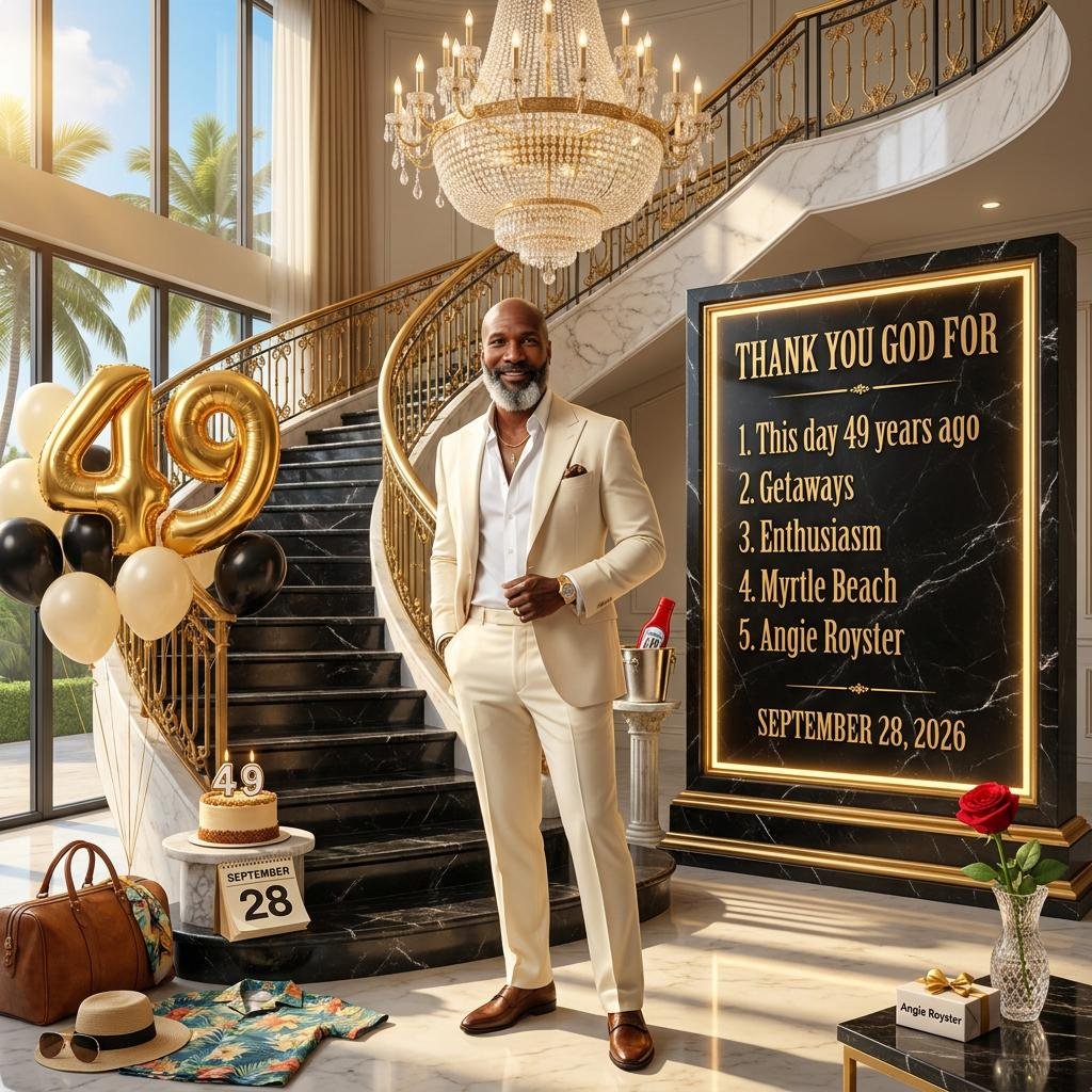 DueySaxton's tweet photo. 49 years of life. 49 years of lessons. And still so much to be grateful for. ๐๐ฟ๐๐
#gratitude #DueyDaily https://t.co/t2P8stIB4T