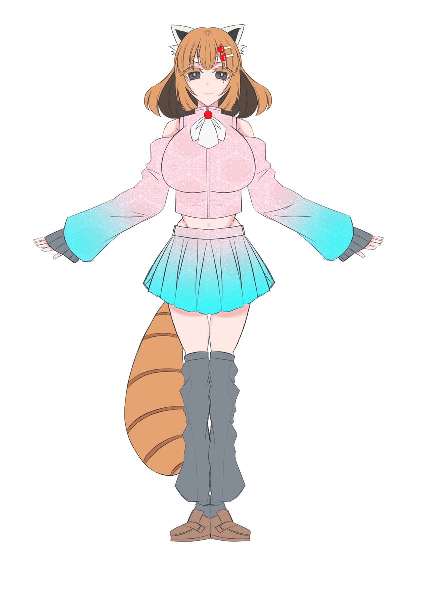 yorushiro's tweet photo. レッサ・パンコ
（架空のVTuber描いてみた）
#OC
#illustration‌‌ https://t.co/hIygelaz6s