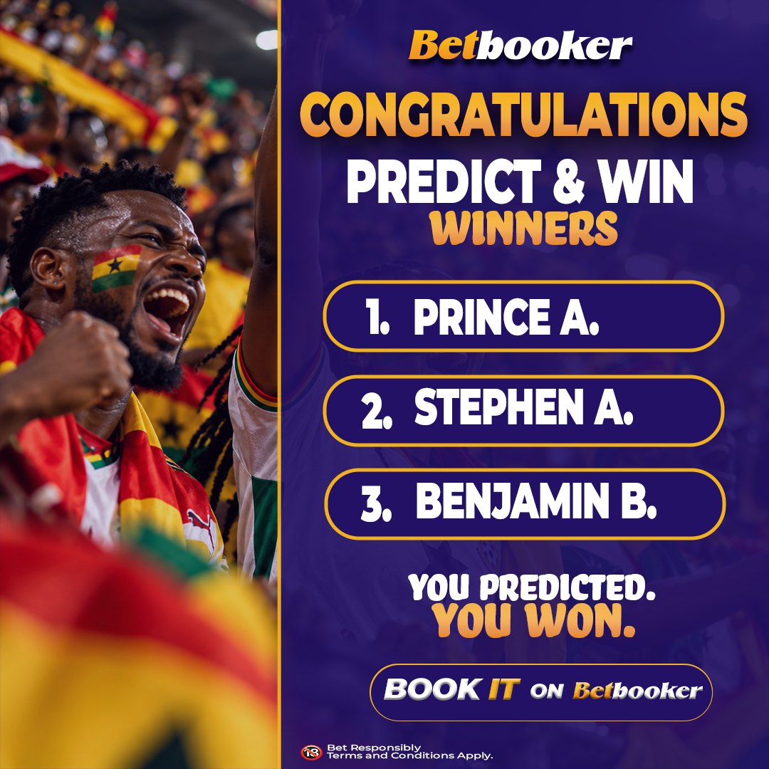 Betbooker's tweet photo. 🏆 PREDICT & WIN WINNERS!

Congratulations to our winners who correctly predicted the Côte d’Ivoire vs Ghana match🎉👏🏾

Our winners will be contacted with details about their rewards.

👀 Another Predict & Win is coming soon. Stay ready! 🔥

📲 BOOK IT on https://t.co/geOj44leMt

🔞 T&Cs apply. Bet responsibly.

#Betbooker #PredictAndWIN #AbuTrica #JurgenKlopp