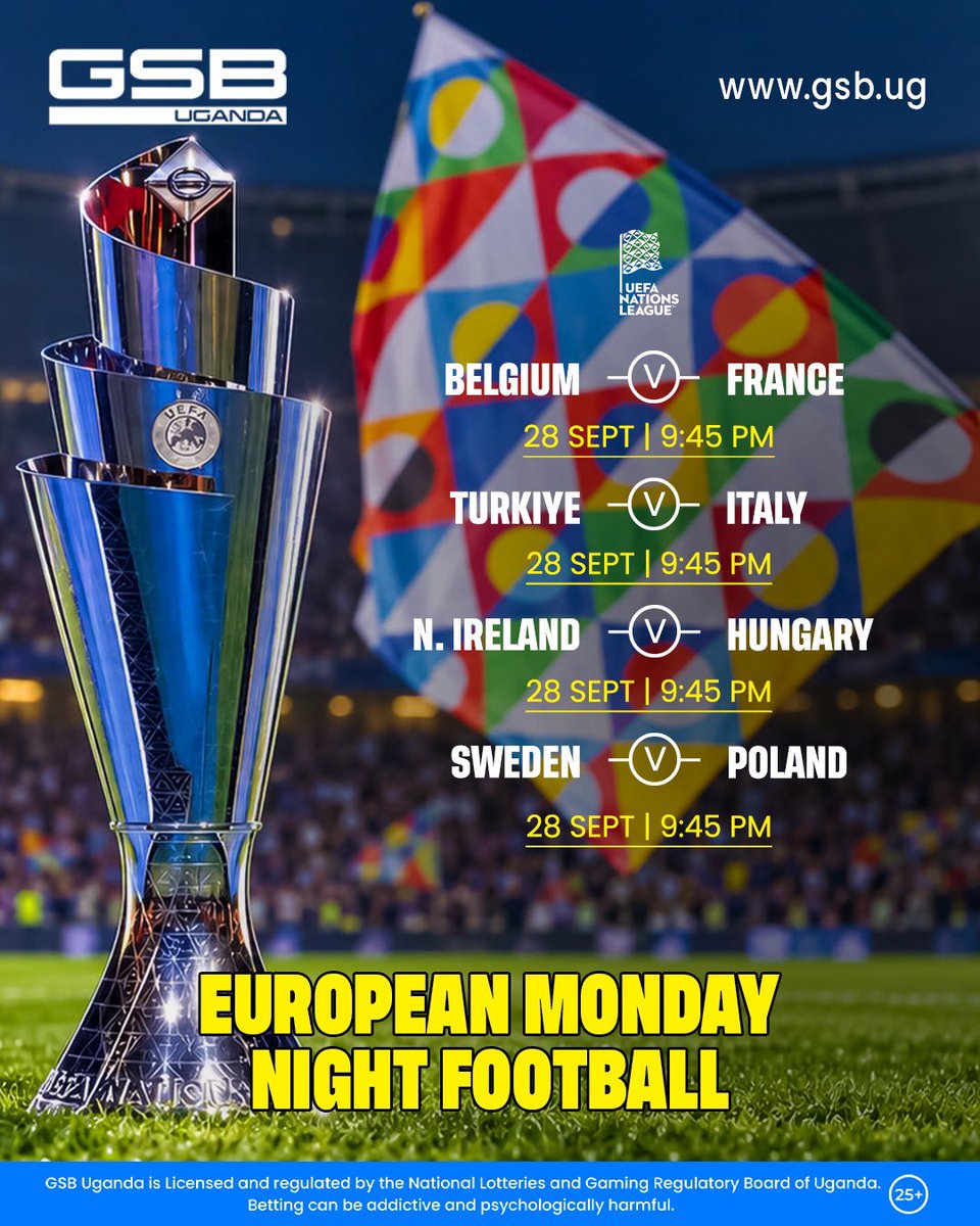 TheosBarham11's tweet photo. Monday Night Football!
After 1 game played in group 1, Belgium tops the log on goal difference as France sits 2nd. 

Who Wins Tonight?
Click https://t.co/Z6kKMweE28 to Play Now @GSB_Uganda

 #Theos| #GSBMoments https://t.co/aAC4QCjgIl