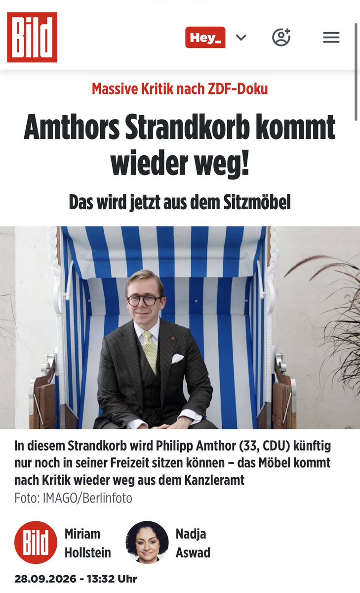 Bundeskanz50246's tweet photo. Dass die Musikauswahl des ZDF bei den Szenen mit Amthor durch ein paar Takte einen Strandkorb zum Rücktritt bewegt, hatte ich auch nicht auf meiner Bingokarte 😂!
Vielleicht sollten wir den ganzen Politikzirkus nur noch als Sitcom betrachten, dann wäre das wesentlich erträglicher.