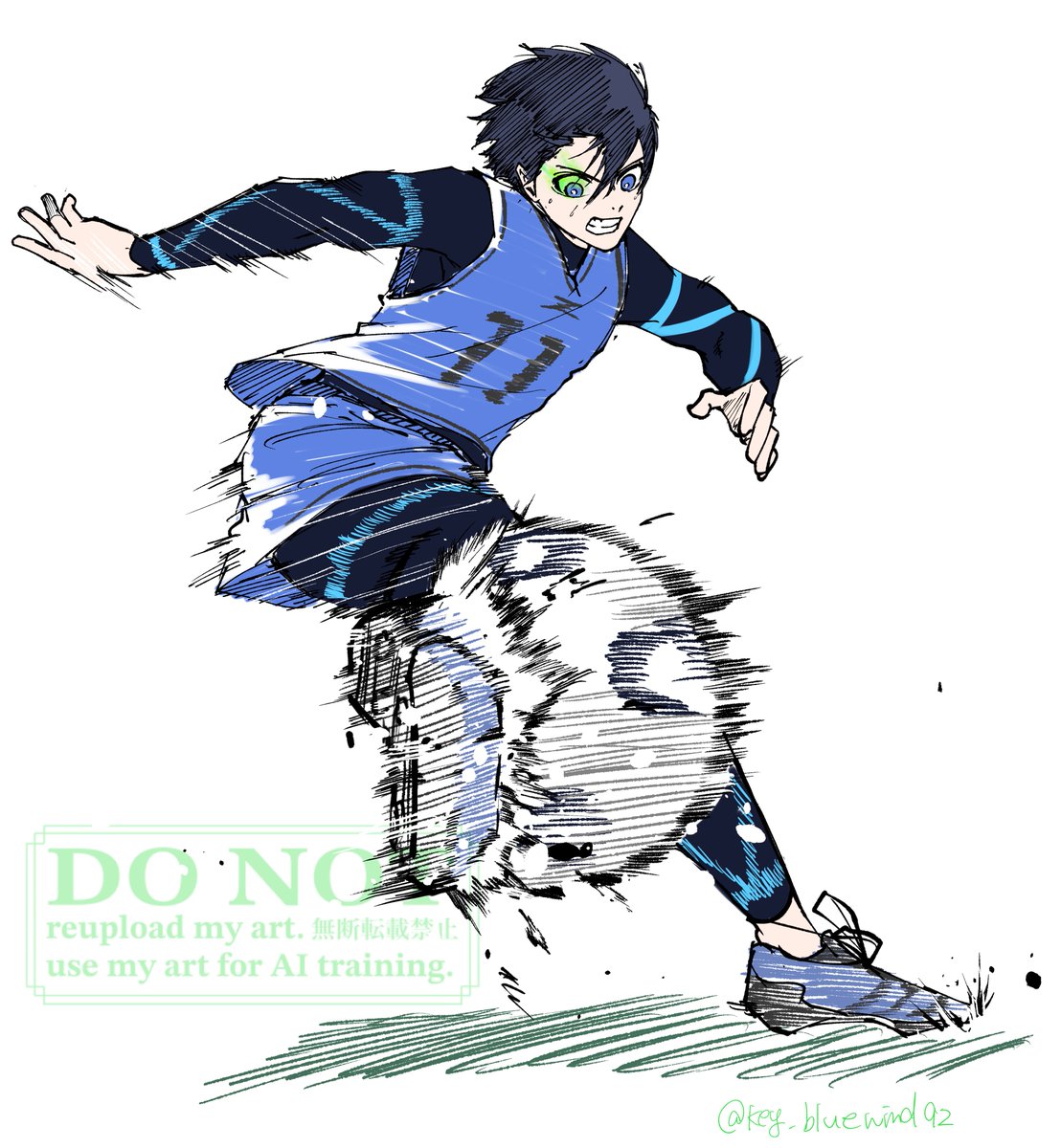 key_bluewind92's tweet photo. 41のダイレクトシュート、連写風に描いてみた
…4ぬほどむずかった
アニメーターさんすごいとなった https://t.co/x2AcjMLkoL