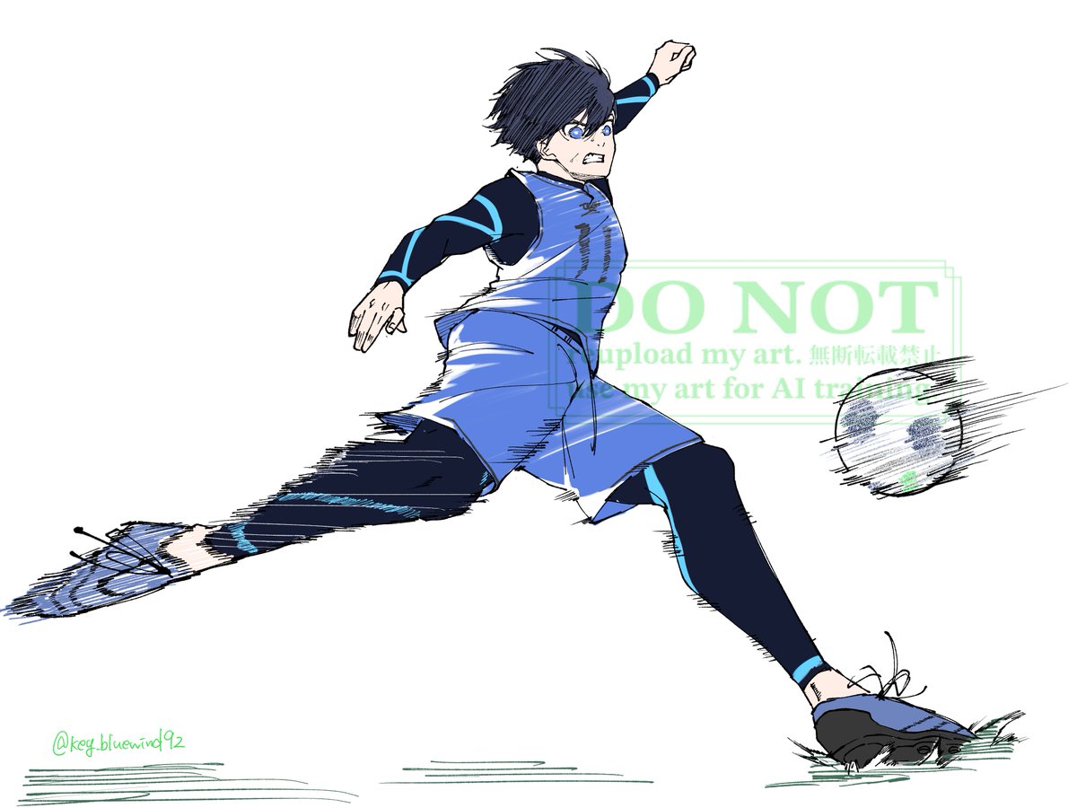 key_bluewind92's tweet photo. 41のダイレクトシュート、連写風に描いてみた
…4ぬほどむずかった
アニメーターさんすごいとなった https://t.co/x2AcjMLkoL