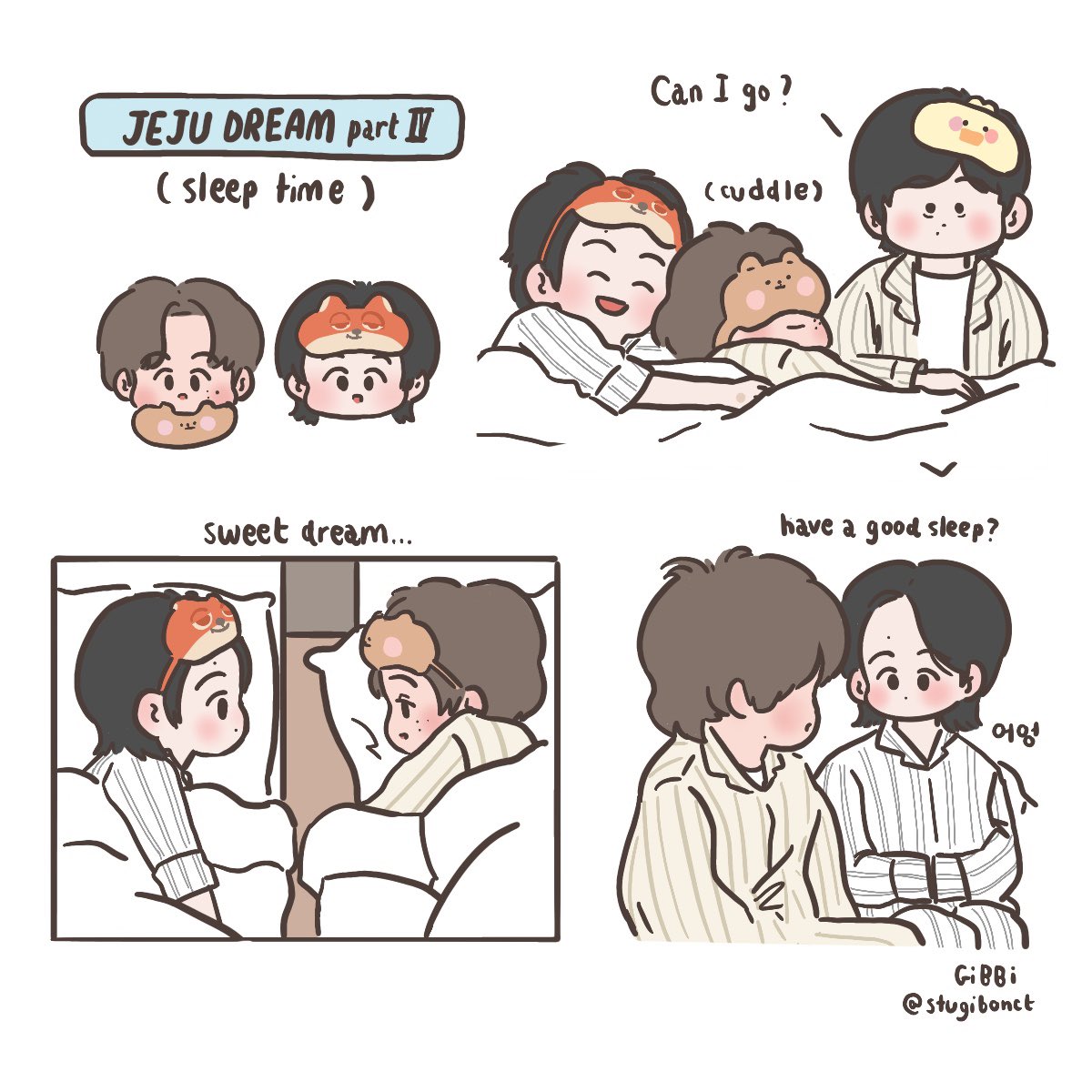 stugibonct's tweet photo. D-1 🐻🦊 day 
good night and sleep tight! 🥱😴

#dongren #ดงเหริน #동런 https://t.co/DceBsb5cGh