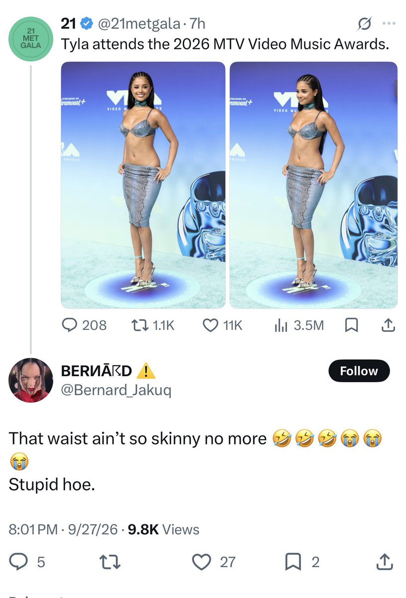 SA_Storie's tweet photo. Tyla Is Receiving Hate On Twitter/X https://t.co/9DfdoWEj9N