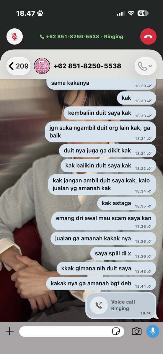 2nyullz's tweet photo. mau di refund tpi hrus pke ktp saya, lah saya gamau lah https://t.co/HmEfPyWLRO
