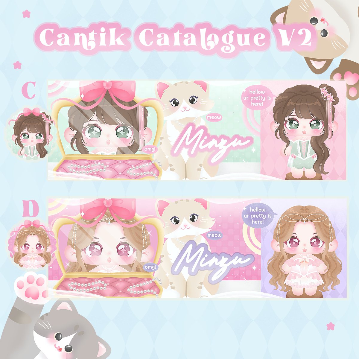 m0_0nzu's tweet photo. 𖥦  help rt, thank you😋💗  ა 

halOoow minzu membawa rs layout chibi dari katalog ‘cantik’ V2 🐰🧸🩰 . . price 23k 🪄 free retext

jika berminat sung dm aja yaw🐟😘
▸   𖥻 ִ  #bealanjaㅤ https://t.co/TLUXoMvL37