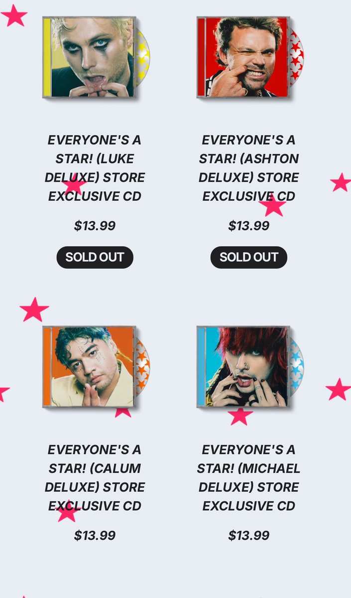 wishfu1dreamin's tweet photo. BTW THESE JUST RESTOCKED BUT ONLY MIKE AND CAL ARE LEFT https://t.co/1hxCEYtm8S