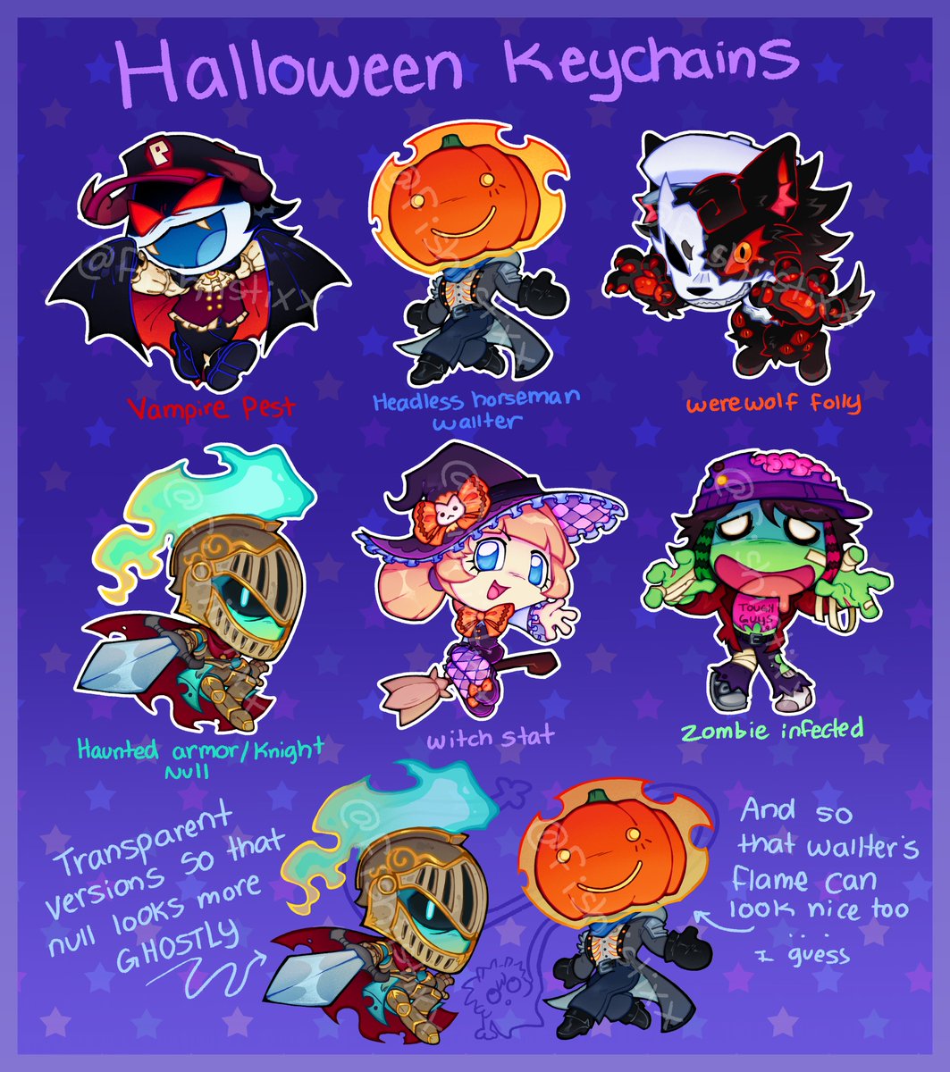 fishiistixx's tweet photo. HALLOWEEN IS HERE EARLY I DONT EVEN CARE ! 
BUT MY KEYCHAINS AND STICKERS ON @ACGGoods ARE OUT NOW (limited for all of october)

I had so much fun making these and I hope that all the halloween lovers out there love these guys too :)
🔗LINK BELOW⬇️ #regretevator https://t.co/p1onwlPpSl