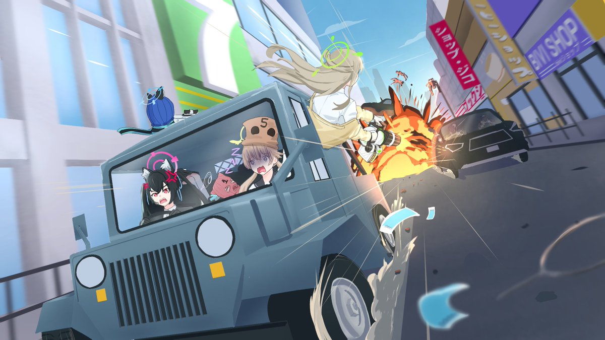 CahayaRoma_'s tweet photo. Bank Robbery💸🚨🔫
#BlueArchive #ブルーアーカイブ #ブルアカイラスト https://t.co/QvRGMZzndQ