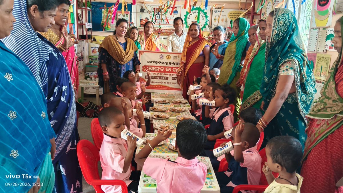 IcdsOffice's tweet photo. Aangan ka Utsav"programme celebrated in different AWC's of brahmagiri ICDS project, Puri on 28.09.2026 https://t.co/XeQc3KwzVg