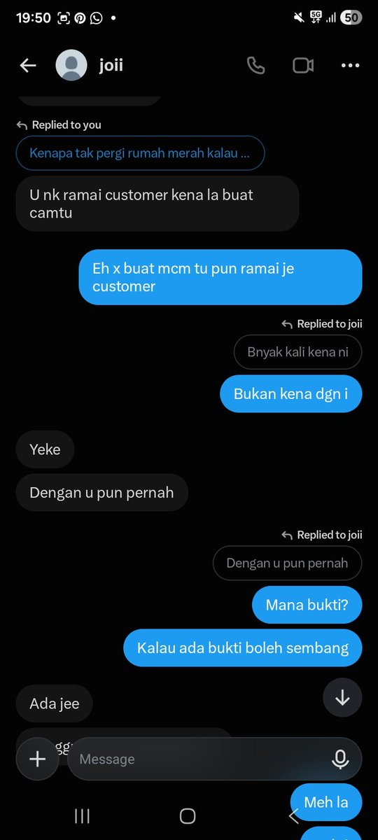 betty4evaa's tweet photo. Takutnye dia ugut2 i. Tlg i guys. Kepada gegirl2 lain , this guy kaki joi dari acc lama i lg. Tlg ban dia for life. Giving small dih energy. https://t.co/ymb2hs1Iaa