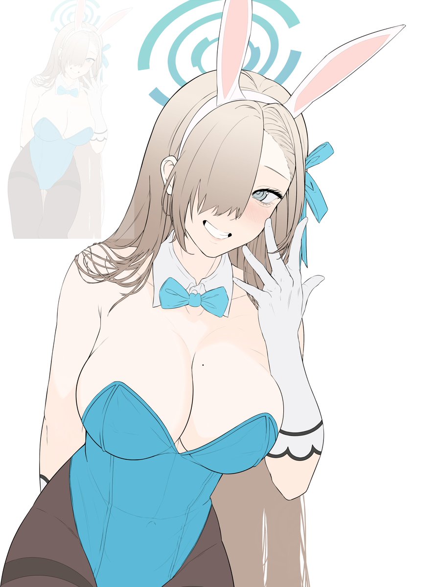 eripi_k's tweet photo. an old artwork of bunny suit version of Asuna and Toki from Blue Archive (still WiP, dont even know if im gonna continue it or nahh)  

#bluearchive #digitalart #fanarts #wipart https://t.co/8iZDH8IZB5