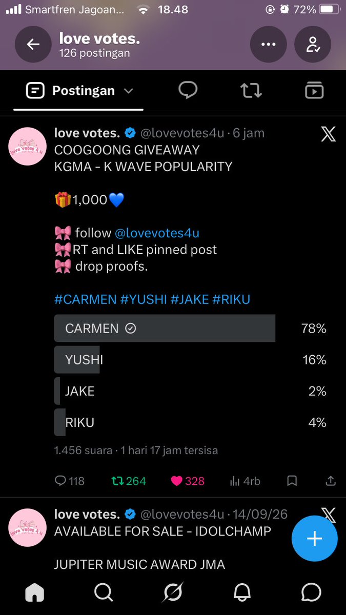 Aeni47's tweet photo. @lovevotes4u For #CARMEN ❤️ https://t.co/KHKW783Pzw