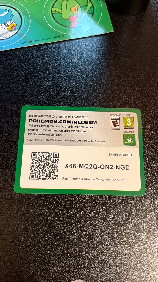 412CardShop's tweet photo. Free #Pokemon code. Enjoy! https://t.co/weplUXRcem