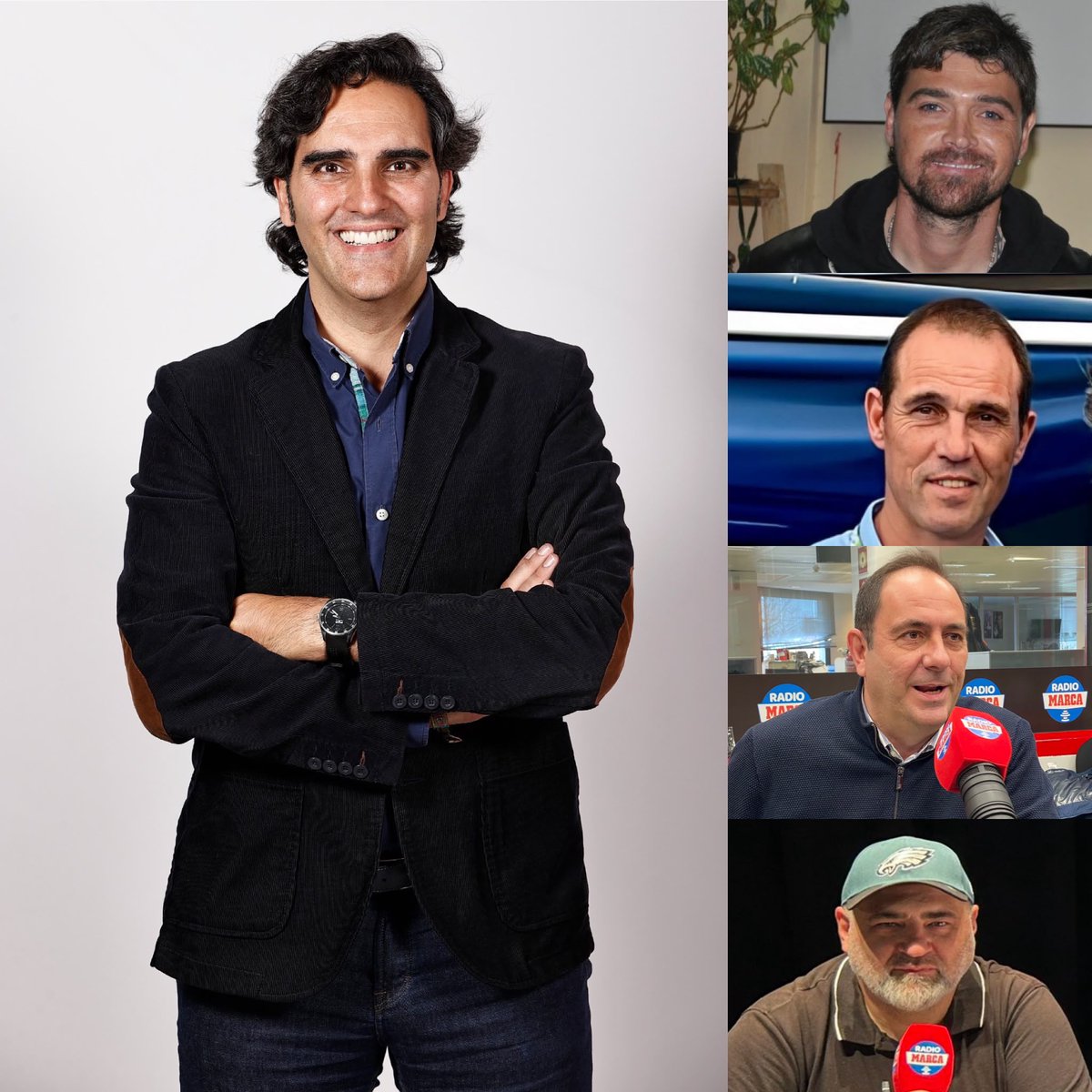 RadioMARCA's tweet photo. ¡Formamos 'El Corrillo'!      

Hoy con:

👨‍🏫@To31te
👨‍🏫@jmprieto21
👨‍🏫@26josele
👨‍🏫@DavidDeSanchez

A los mandos @Sahuqui https://t.co/gg3trDxPjO