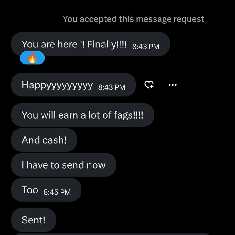 cashGodAk's tweet photo. the only appropriate reaction for any of you fägs finding this account 

cashmaster findom feet paypig https://t.co/0Cusnxp0Aa