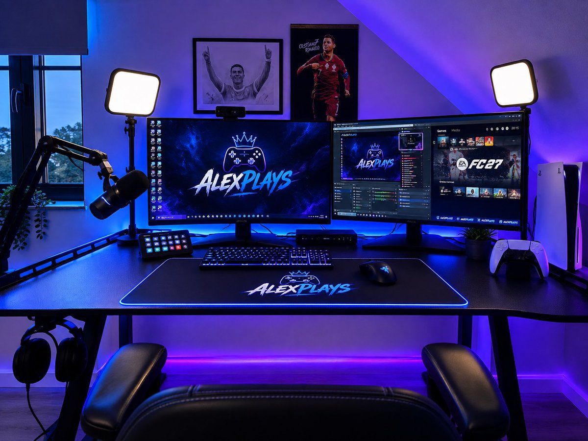 AlexdPlays's tweet photo. MY NEW SET UP SOON. ⏳ #alexplays #fc27 #gaming #setup #soon https://t.co/ZgvL6mP2rn