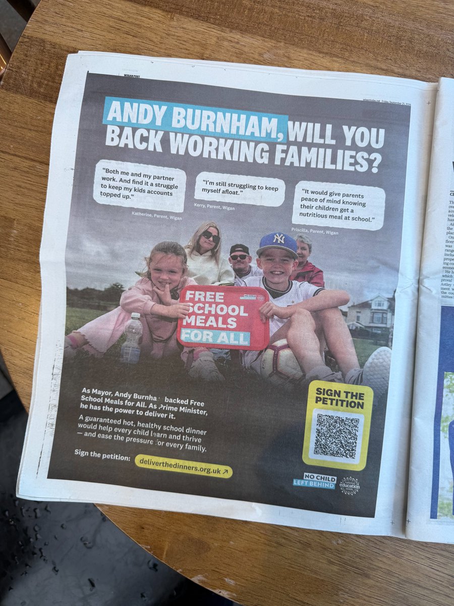 NoChildBehindUK's tweet photo. 👀 Spotted in Makerfield, Wigan.

@andyburnham https://t.co/zpNTYlpD1d