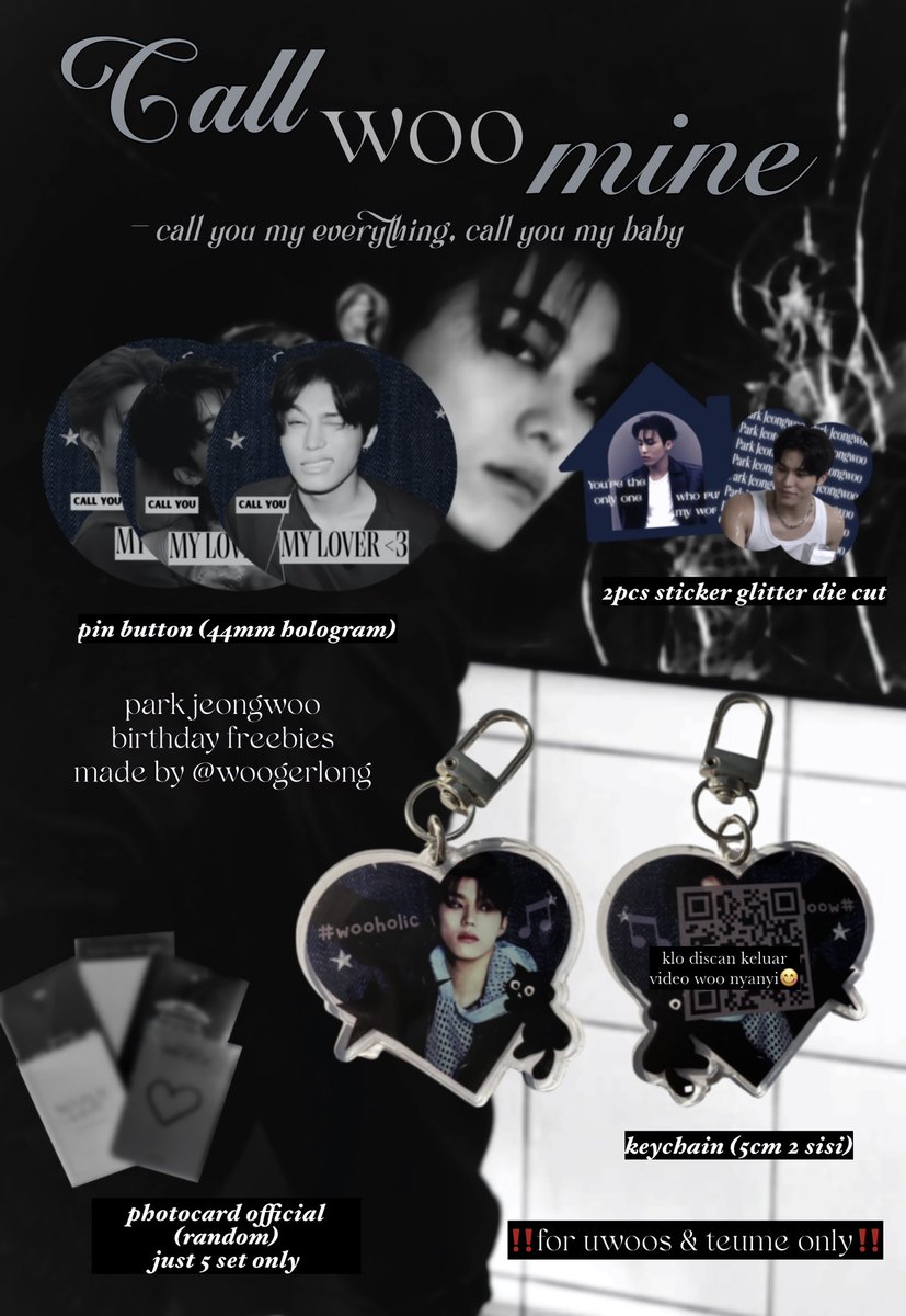 woogerlong's tweet photo. ˙⋆✮ call woo (mine)!! ₊˚.༄ 
— jeongwoo online freebies

how to claim?
𖤐 rt &amp; likes are appreciated!!
𖤐 for uwoos &amp; teume only
𖤐 claim by g-form link will share on 28/09 at 22.00
𖤐 limited qty!! preview on next tweet https://t.co/ZTInXjkB1n