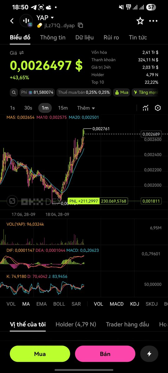 Funmeme_xyz's tweet photo. 🚀🚀🚀 gửi cái này lên mặt trăng
@useyapdotfun
$YAP jLz71QZfjnZZMLjUaCBw7KmUyftkkNq8NkWi2u9dyap https://t.co/WK4tYe2IRr