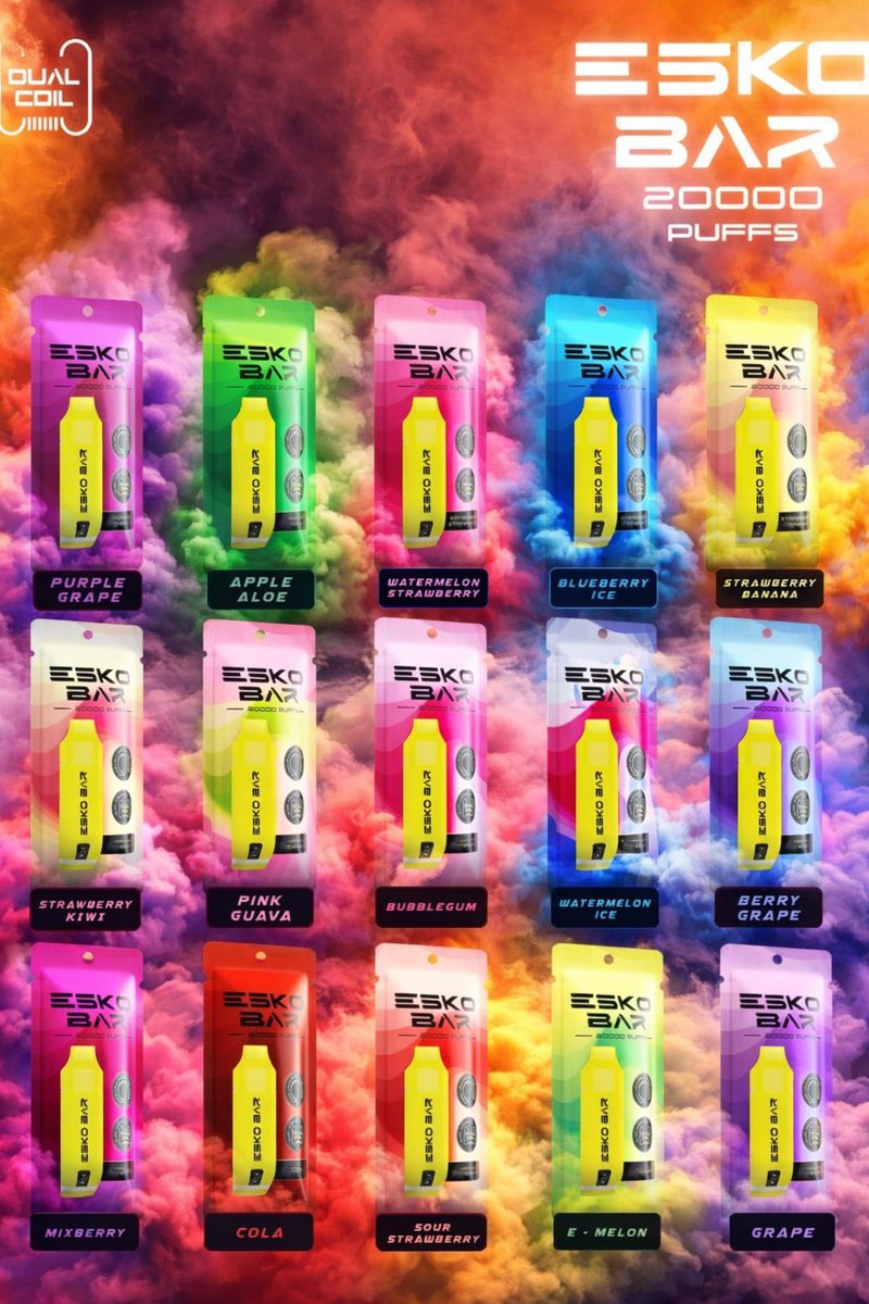 GriseldaPulk's tweet photo. Esko Bar 20000 Puffs 🌠 #โปร3แถม1
🛒 ราคาดี เป็นงานแท้นะคะ💯
   #มีเรทส่งง 💸
ปรับรูลมได���
ความจุน้ำยา 18ML
นิโคติน 3% หรือ 30MG
📩 ทักมาเลย พร้อมส่ง!
@752qaugrหรือ https://t.co/3tAnglVmL1
#พอตกทม #พอตรังสิต #พอตนนทบุรี #พอตใช้แล้วทิ้ง #พอตชลบุรี #พอตพัทยา #พอตพร้อมส่ง #พอตโคราช https://t.co/BTHuIKlvsC