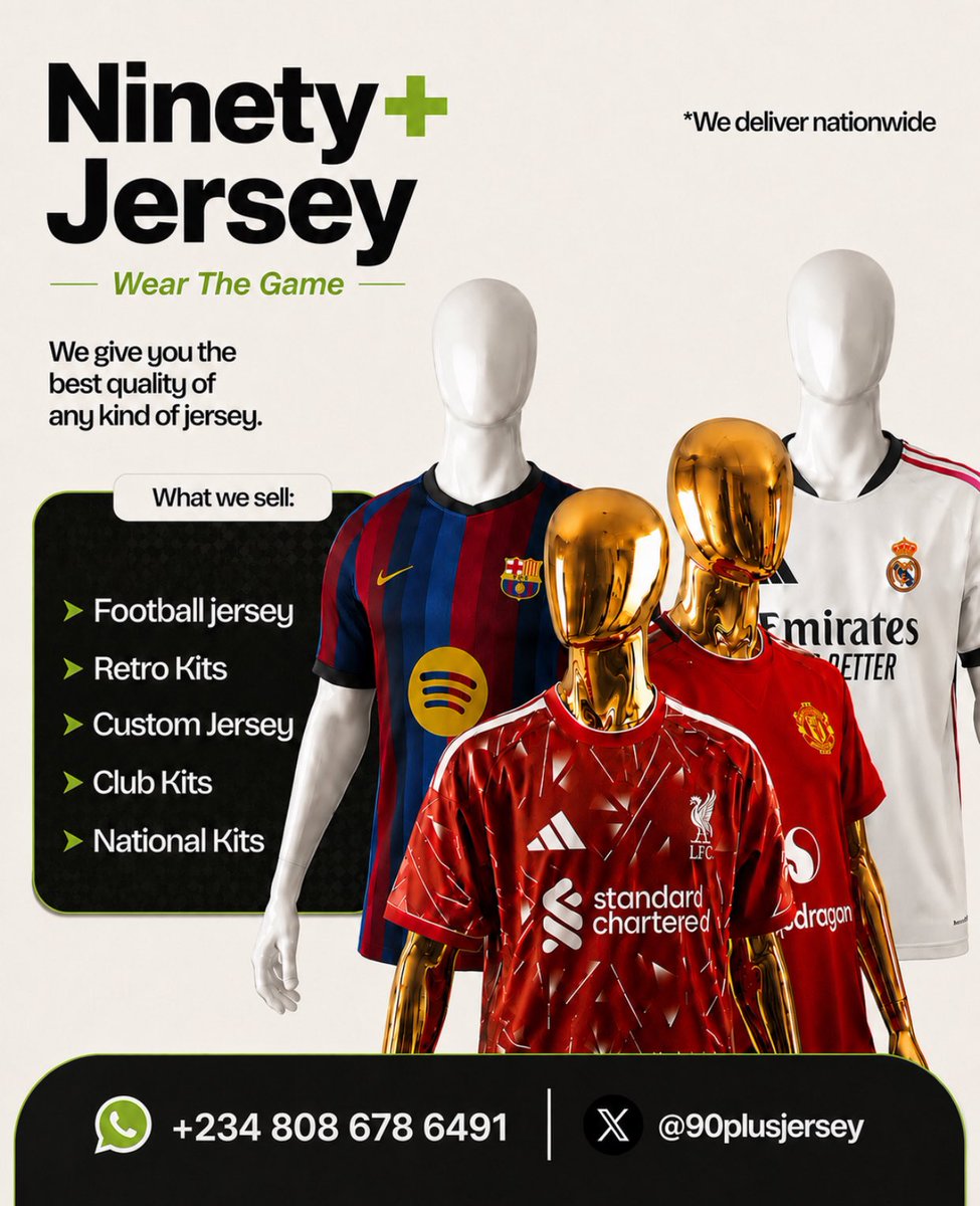 delebgn's tweet photo. Shop quality Jerseys from @90plusjersey they deliver nationwide 🚚📦 https://t.co/SfERW7yht0