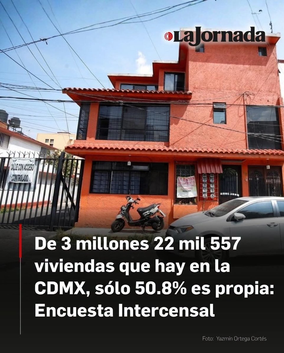 manuelhborbolla's tweet photo. La mitad de las viviendas en Ciudad de México son rentadas. https://t.co/mvNZloz01e