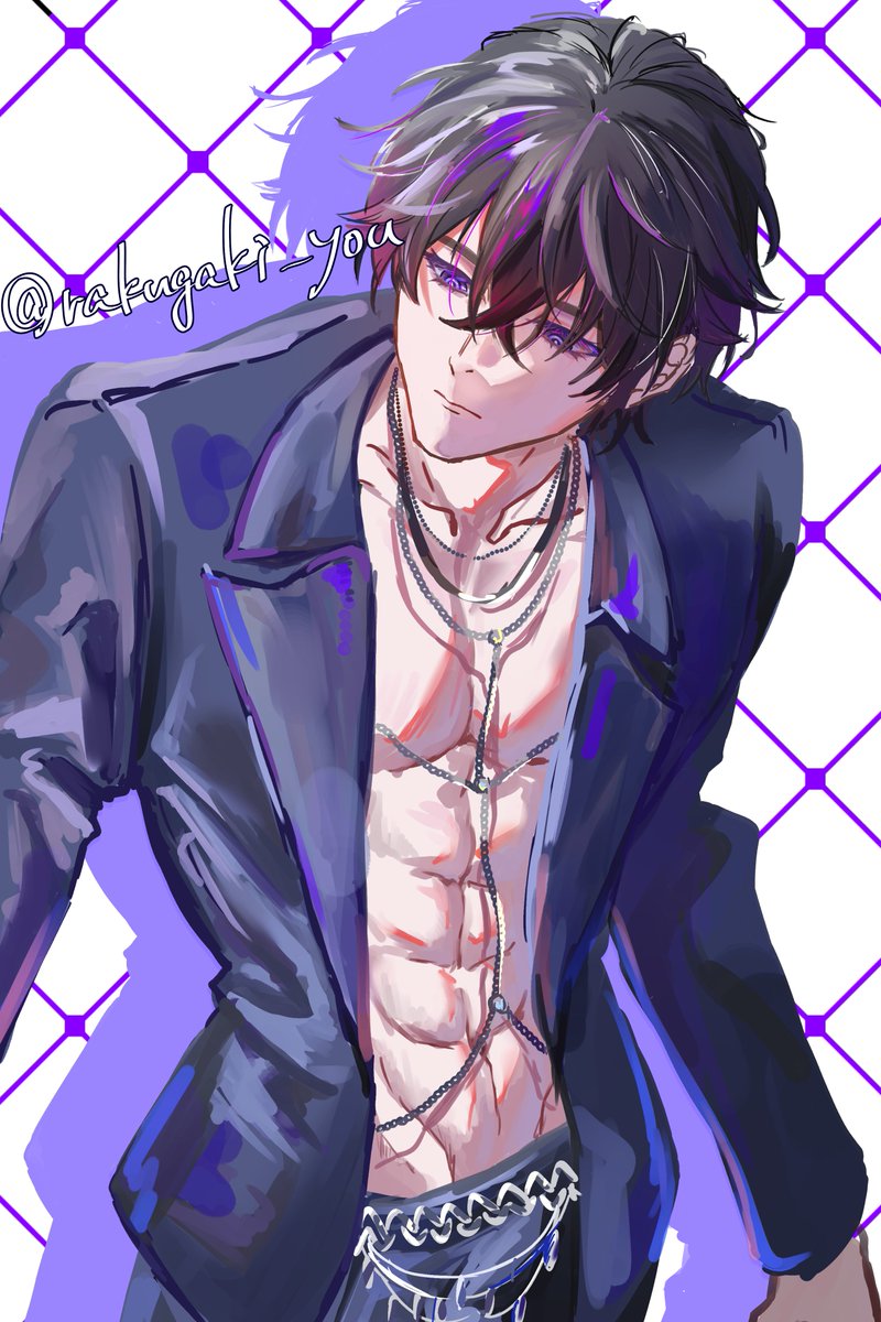 rakugaki_you's tweet photo. #今月描いた絵を晒そうㅤ 
全体的に青いな？？ https://t.co/syCttmveQS