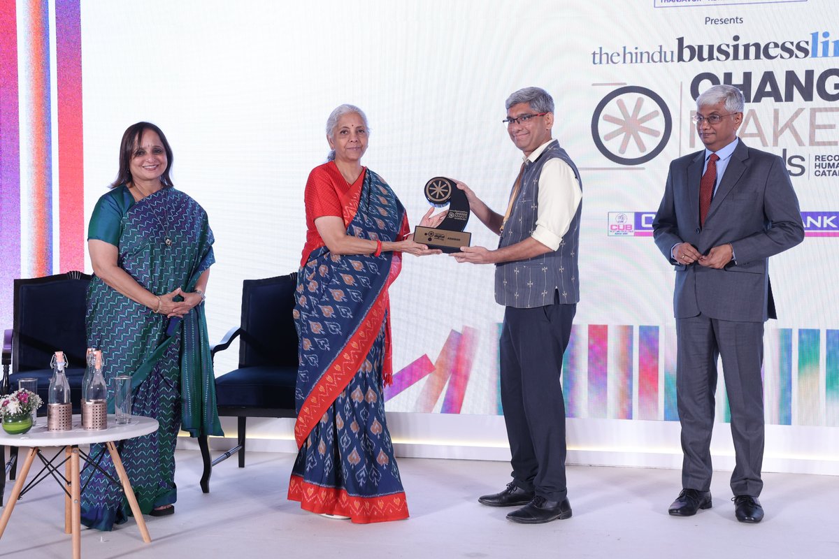 armmanindia's tweet photo. Proud to share that ARMMAN has won the BusinessLine Changemaker Award 2026 in the Digital Transformation category, recognised as one of eight winners across six categories. This award celebrates our technology-led approach to maternal and child healthcare. (1/4) @businessline https://t.co/VlN5l59jkW