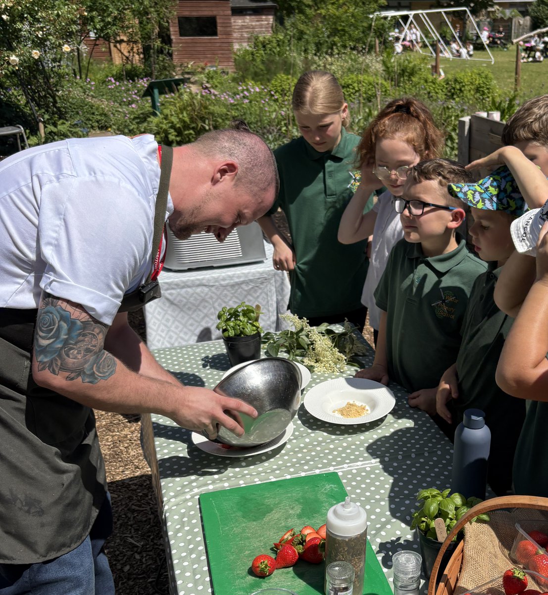 LoveBritishFood's tweet photo. 🌱 THIS is British Food Fortnight in action. 🇬🇧

Wicor Primary School  is doing something extraordinary this year.

Pupils are taking part in a whole-school Field Kitchen Festival — harvesting, preparing, cooking and sharing the fruit and vegetables they have grown themselves.

Over the fortnight, they’ll be cooking alongside an amazing line-up of chefs, artisans and local food champions, turning their school grounds into a celebration of British seasonal food, growing and food education. 👩‍🍳🍎🥕

As Alexia Robinson, Founder & CEO of Love British Food, says:

“Wicor is an inspiration to all.”

We couldn’t agree more. ❤️

This is how you create the food lovers, cooks and champions of tomorrow.

#BritishFoodFortnight #BFF2026 #WicorFoodFestival #ChooseBritish #FoodEducation #BritishFood #WicorPrimarySchool  @ChefEmmess @Food_Foundation